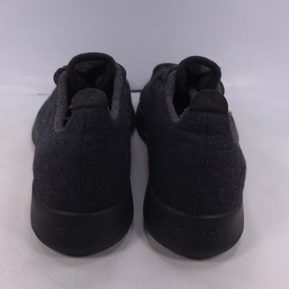 Allbirds Wool Runner Athletic Lace Up Running Shoe Mens Size 13 Black - Picture 3 of 10